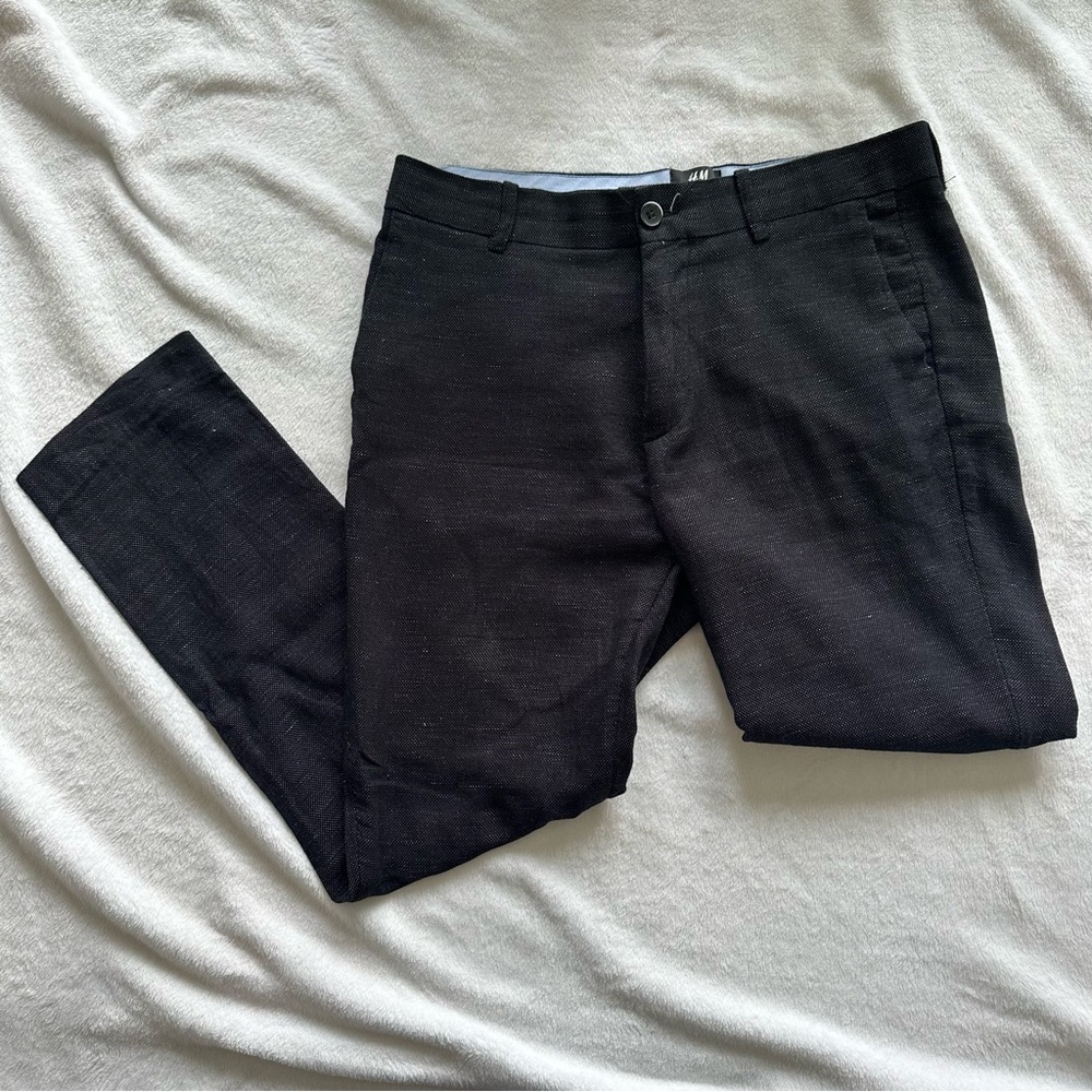 3/$30 H&M Slim Fit Linen Pant, 33R